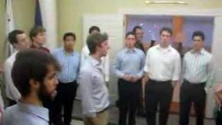 The Yale Whiffenpoofs of 2008 entertain George H W Bush [upl. by Alia]