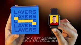 Layers Anarc TechBurner Smartwatch Unboxing And Details 😱 smartwatch [upl. by Winne]