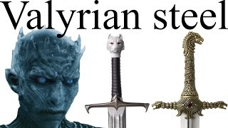 Valyrian steel who has the swords that can defeat white walkers [upl. by Norvan26]