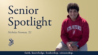 Senior Spotlight Nico Neoman 22 Stanford Bound [upl. by Ronacin592]