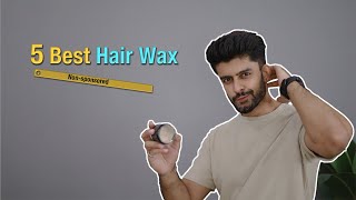 TOP 5 HAIR WAX FOR MEN 2022  HAIRSTYLING 101 [upl. by Annmaria]