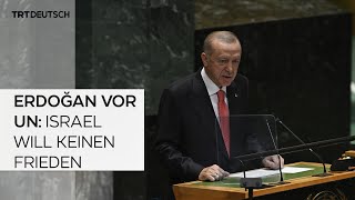 Erdoğan vor UN Israel will keinen Frieden [upl. by Domonic221]