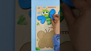 Dragonfly Puzzle  DDD Dragonfly Bug Song kidslearning toddlers shorts [upl. by Huberman]