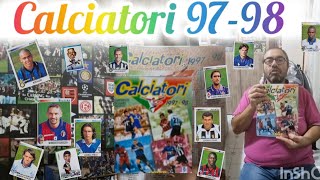 Calciatori 9798 Album figurine panini  Pirlo Baggio Ronaldo Weah Mancini Zidane Vieri Zola [upl. by Felice]