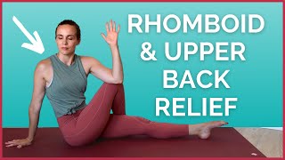 Yoga for Upper Back amp Rhomboid PAIN ✨ 10 min Fix and Relief [upl. by Bekelja]