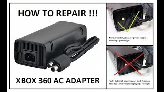 Naprawa Zasilacza Xbox One 360 Slim  How to repair Xbox 360 One AC Adapter  Tutorial Must See [upl. by Skyla]