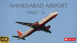 AHMEDABAD INTERNATIONAL AIRPORT  Plane Spotting MEGA Compilation 4K  planesspotting ahmedabad [upl. by Helbonna]