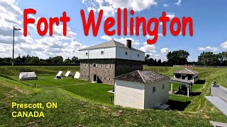 Fort Wellington lieu historique national fortification canada wellington prescott history [upl. by Ahsiekan]