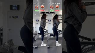 Know the difference ✅ splitsquats quads glutes workoutips fitnesstips gymtips gymhacks fit [upl. by Leugar]