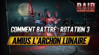 Comment Battre Amius  Rotation 3  Raid Shadow Legends [upl. by Niels]