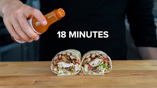 An above average 18 minute Grilled Chicken Burrito [upl. by Osithe]