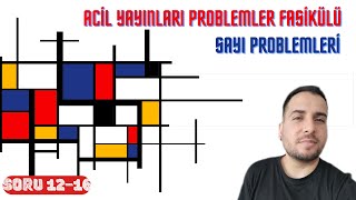 ACİL YAYINLARI PROBLEMLER FASİKÜLÜ BAŞLANGIÇ SORULARI Sayı Problemleri Soru1216 [upl. by Ahsemak]