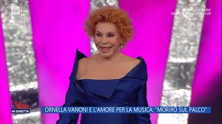 Ornella Vanoni e lamore per la musica quotMorirò sul palcoquot  La Vita in diretta  27032024 [upl. by Estrella873]