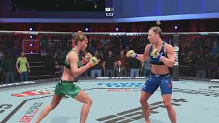 Holly Holm Vs Kayla Harrison [upl. by Nereen866]