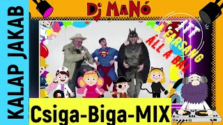 KALAP JAKAB feat DJMANÓ  FARSANGI CSIGA BIGA MIX gyerekdalok egybefűzve animáció farsang [upl. by Piselli]