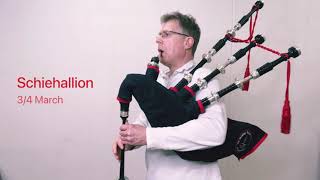 Schiehallion  Duncan MacRae bagpipes SL10 [upl. by Nagam]