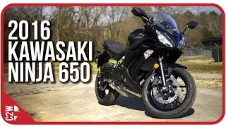 2016 Kawasaki Ninja 650  First Ride [upl. by Alimac681]