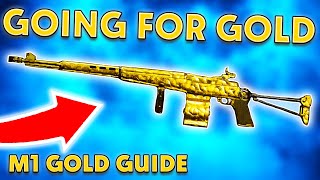 FASTEST WAY TO GET M1 GARAND GOLD  GOLD CAMO GUIDE – COD VANGUARD [upl. by Merrill]