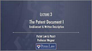 Lecture 03  Patent Document 1 [upl. by Novehc]