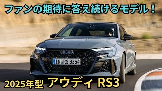 アウディ RS3 【解説】 優れた安定性と高いコーナリング性能！ [upl. by Yttisahc]