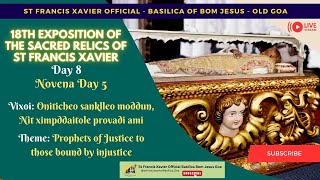 Basilica Live  Day 8 of 18th Exposition of the Relics of St Francis Xavier  28 November 2024 [upl. by Pence102]