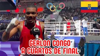 El boxeador Gerlon Congo avanza a los cuartos de Final en las Olimpiadas [upl. by Legra923]