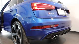 2016 Audi RSQ3 340PS start up and rev brutal sound [upl. by Anaujahs]