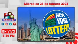 New York Lottery en vivo │ Miércoles 21 de febrero 2024  330 PM [upl. by Lizzy995]