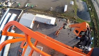 Worlds Tallest Boom Lift 185 Feet JLG 1850SJ [upl. by Bohman]