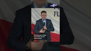 Problemy sceniczne marszałka Hołowni quotPrzeszklonequot TVN24 [upl. by Orimlede]