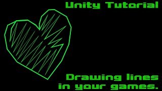 Unity Tutorial  Drawing lines with LineRenderer [upl. by Annuhsal]