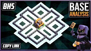 Ultimate BH5 TROPHY defense Base 2023 Builder Hall 5 Trophy Base Design with Copy Link  COC [upl. by Angus361]