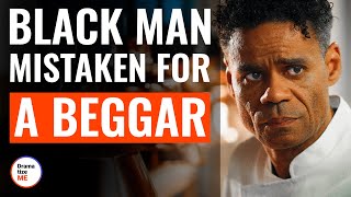 Black Man Mistaken For A Beggar  DramatizeMe [upl. by Llecrup]