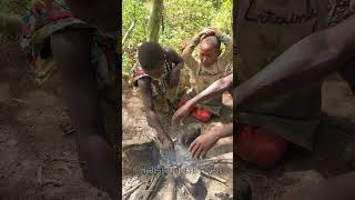 Hadzabe Tribe live traditional ancient life in the forest [upl. by Alida]