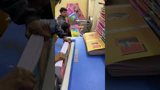 Register making advikanotebook machine notebookfactory shortvideo copybook cuttingmachine [upl. by Georg543]