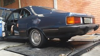 Opala 6Cil Aspirado Weber 44 Isky 525B no Dinamômetro [upl. by Ardnala]