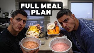 3300 calories Lean Bulk Meal Plan Lazarov Twins [upl. by Deehahs]