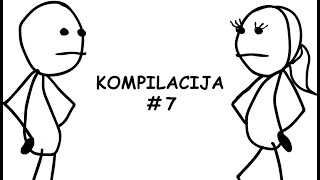 Kompilacija 7 animacija animacije smesno smeĹĄno vic vicevi zabava humor komedija [upl. by Korwin]