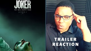 Joker  Teaser Trailer Reaction Incredible [upl. by Johppah586]