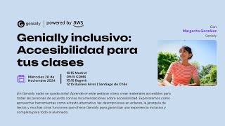 Genially inclusivo Accesibilidad para tus clases [upl. by Messing]