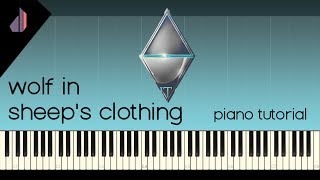 Wolf in Sheeps Clothing  Set It Off  Synthesia Piano Tutorial [upl. by Nahum]