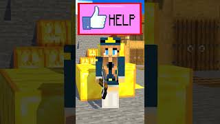 Hide amp Seek Hunter Girls VS Prop with the 4 Brothers Herobrine fypシ minecraftshorts [upl. by Ricketts]