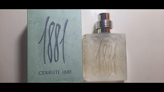 Cerruti 1881 Men Fragrance Review 1990 [upl. by Philipines31]