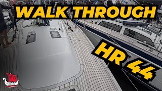 HallbergRassy 44  HR 44  Unopinionated walk around  ASMR  SV Skidbladnir [upl. by Eisyak]