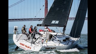 2021 Spinnaker Cup Race on Psycho Tiller a JPK 1080 90 Mile race from San Francisco to Monterey [upl. by Valente]