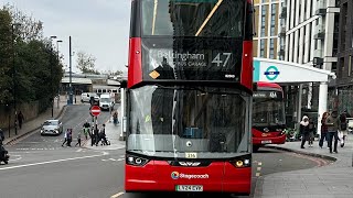 238K Subscriber Special LV24 EVKStagecoach London 24Reg Wright StreetDeck Electroliner [upl. by Tami65]