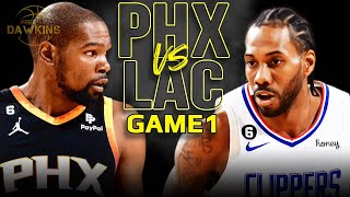 Phoenix Suns vs Los Angeles Clippers 1 Full Highlights  2023 WCR1  FreeDawkins [upl. by Annayar671]