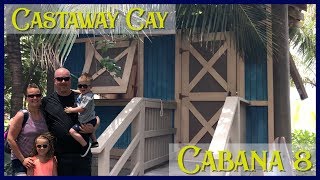 Castaway Cay Cabana 8 TOUR ☀️🛳🌴 [upl. by Aikem]