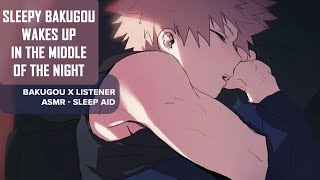 Sleepy Bakugou Wakes Up In The Middle of the Night ASMR  Bakugou x Listener Sleep Aid Roleplay [upl. by Einafit]