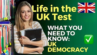 Life in the UK test 2024 ✅️ episode 10 🎓 UK Democracy  🗳✏️ [upl. by Breh]